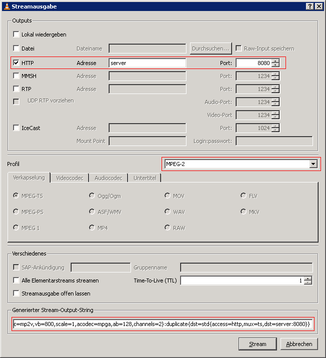 vlc_stream_optionen