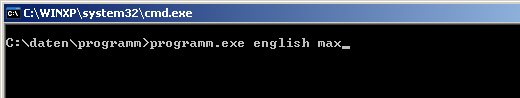 commandlineoption